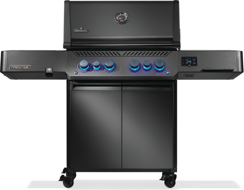 P500VXRSIBPK - PHM - Prestige 500 Phantom connecté, brûleurs latéral et arrière infrarouges, noir mat, propane - BBQ Québec