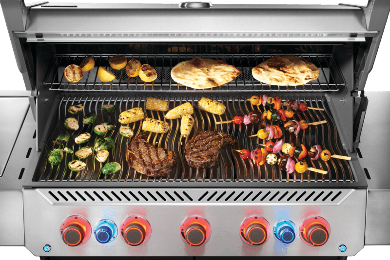 P665VRSIBNSS - Prestige 665, brûleurs latéral et arrière infrarouges, stainless steel, gaz naturel - BBQ Québec