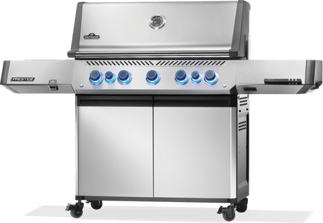 P665VRSIBNSS - Prestige 665, brûleurs latéral et arrière infrarouges, stainless steel, gaz naturel - BBQ Québec