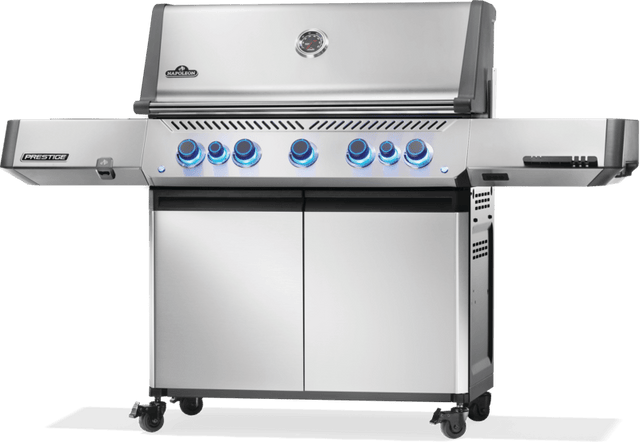 P665VRSIBNSS - Prestige 665, brûleurs latéral et arrière infrarouges, stainless steel, gaz naturel - BBQ Québec