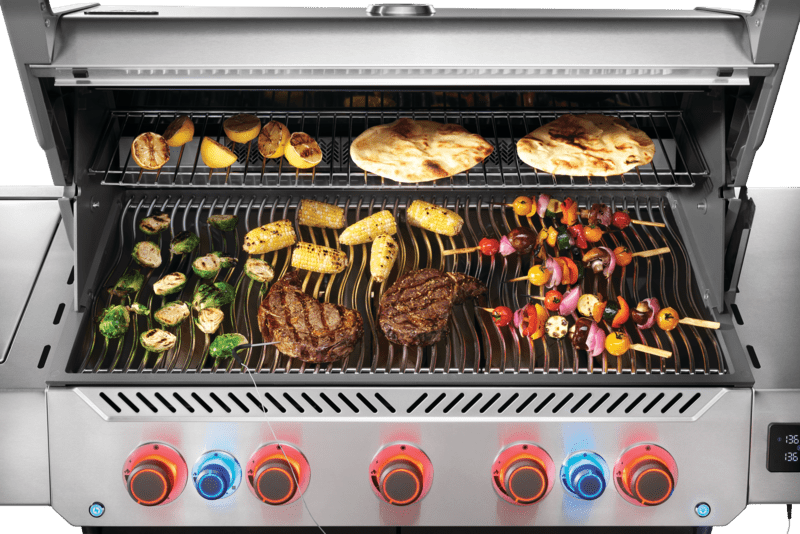 P665VXRSIBNSS - Prestige 665 connecté, brûleurs latéral et arrière infrarouges, stainless steel, gaz naturel - BBQ Québec