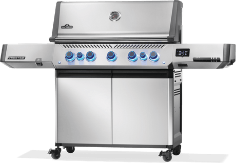 P665VXRSIBNSS - Prestige 665 connecté, brûleurs latéral et arrière infrarouges, stainless steel, gaz naturel - BBQ Québec