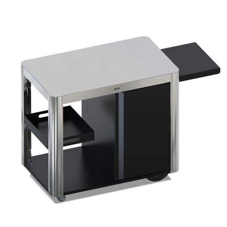 PDIS20185 - PACK ACHILLE NOIR/INOX PORTE+CLOISONS+TABLETTES - BBQ Québec