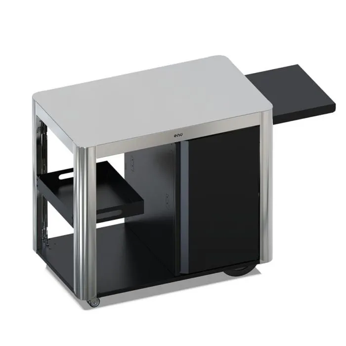 PDIS20185 - PACK ACHILLE NOIR/INOX PORTE+CLOISONS+TABLETTES - BBQ Québec