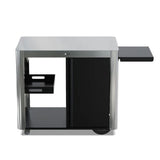 PDIS20185 - PACK ACHILLE NOIR/INOX PORTE+CLOISONS+TABLETTES - BBQ Québec