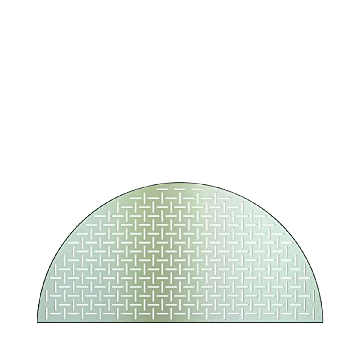Plaque de cuisson demi - lune en acier inoxydable (poissons et légumes) pour Kamado joe - BBQ Québec