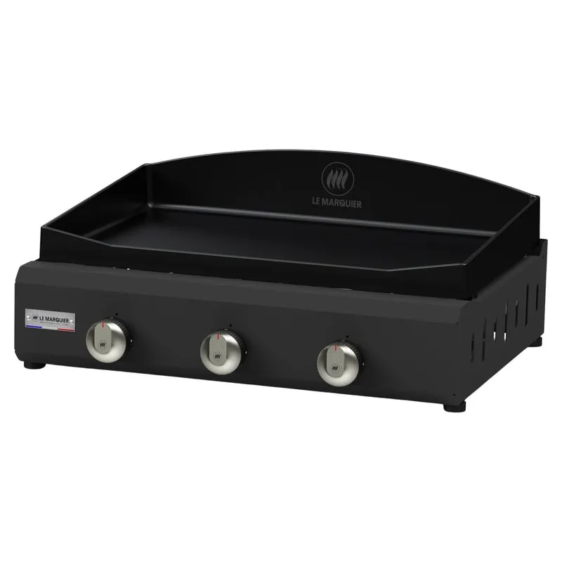 PLEA360ECAN - Le Marquier - Plancha Amalia Gaz 360 Noir - BBQ Québec