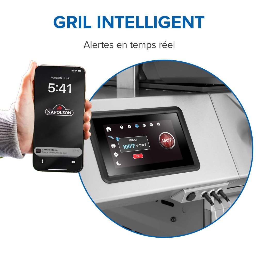 PRO500VXRSIBNSS - Gril Prestige PRO 500 au gaz naturel avec technologie intelligente - BBQ Québec