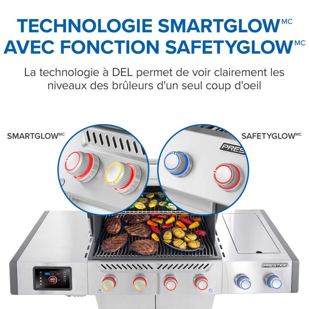 PRO500VXRSIBPSS - Gril Prestige PRO 500 au propane avec technologie intelligente - BBQ Québec