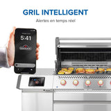PRO665VXRSIBNSS - Gril Prestige PRO 665 Élite au gaz naturel avec technologie intelligente et boîte à fumage électrique - BBQ Québec