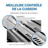 PRO665VXRSIBPSS - Gril Prestige PRO 665 Élite au propane avec technologie intelligente et boîte à fumage électrique - BBQ Québec