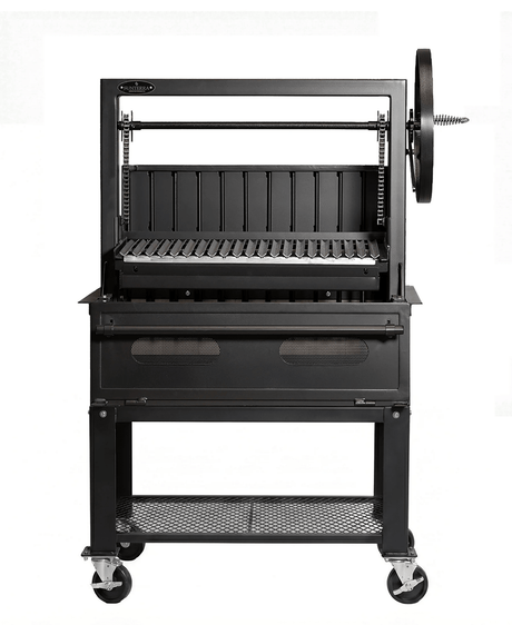 PSARG-48DSPLBRBCRT - Professional Series Argentine with Brasero back 48"x 36" with cart - BBQ Québec