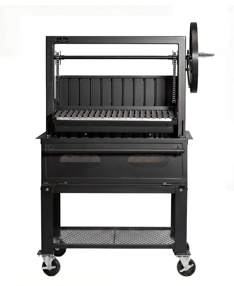 PSARG-48DSPLBRBCRT - Professional Series Argentine with Brasero back 48"x 36" with cart - BBQ Québec