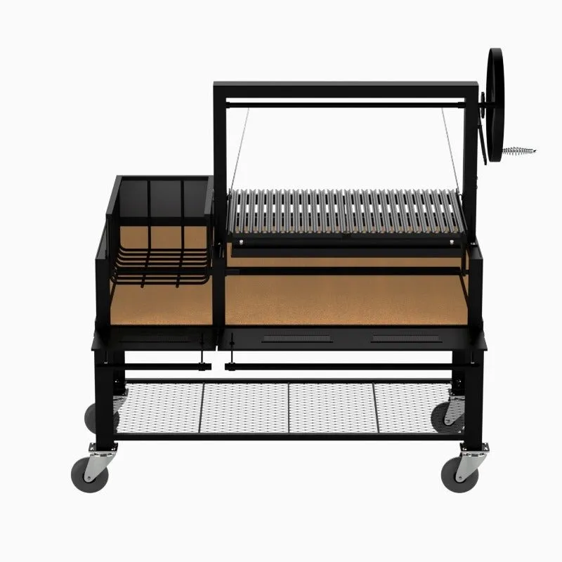 PSARG - 60DSIBR7030CRT (NSF) (6") - Pro 60" avec braséro latéral certifié NSF - Sur chariot - BBQ Québec