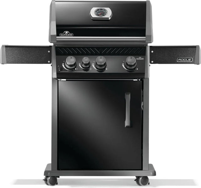 R425SBNK - 2 - FB - Rogue 425 avec brûleur de cuisinière, gaz naturel, noir - BBQ Québec