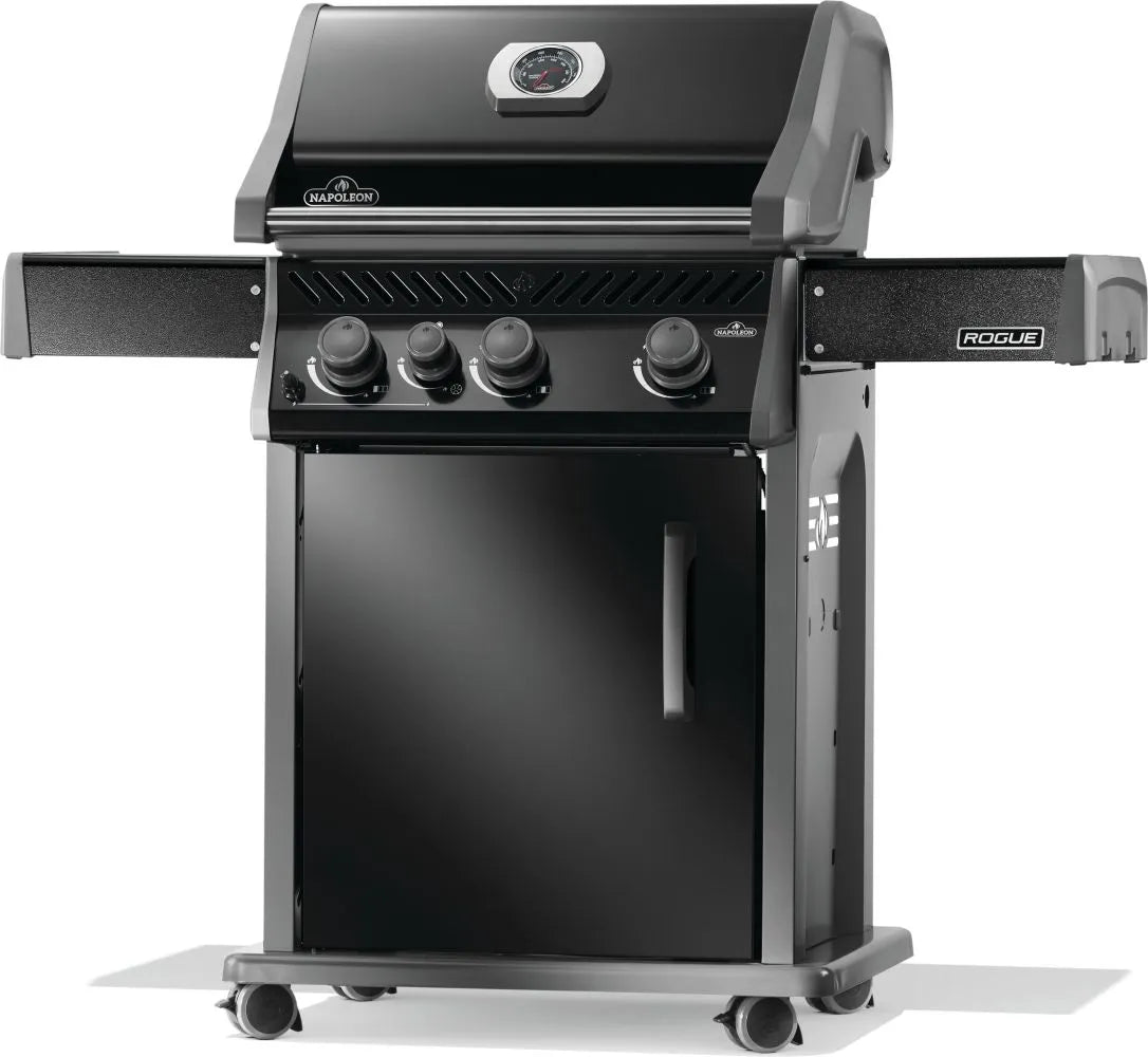 R425SBNK - 2 - FB - Rogue 425 avec brûleur de cuisinière, gaz naturel, noir - BBQ Québec