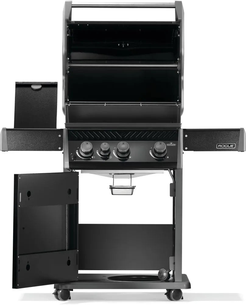 R425SBPK - 2 - FB - Rogue 425 avec brûleur latéral de cuisinière, propane, noir - BBQ Québec