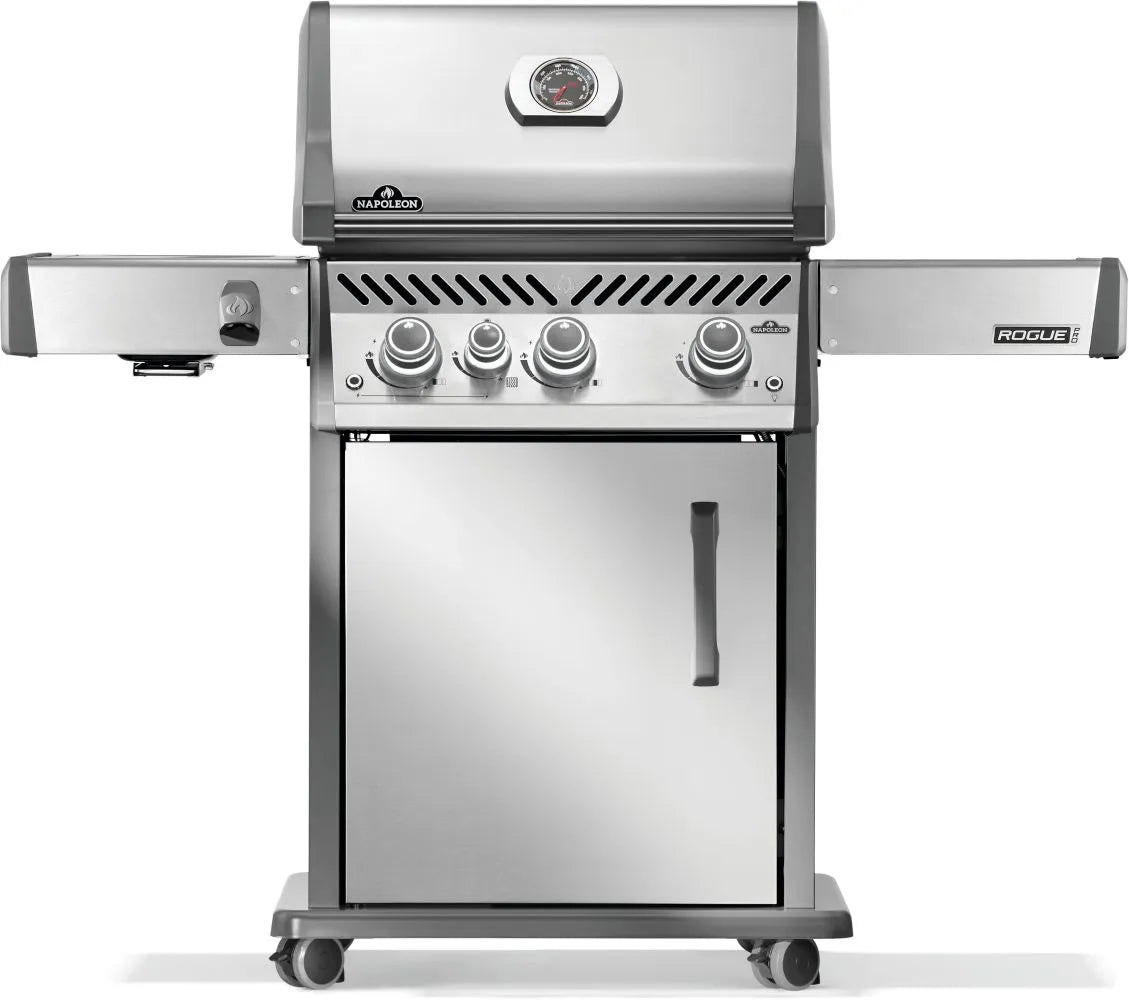 RP425SIBNSS - 2 - Gril Rogue PRO 425 au gaz naturel avec brûleur latéral infrarouge, acier inoxydable - BBQ Québec