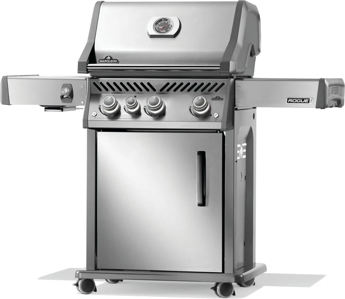 RP425SIBNSS - 2 - Gril Rogue PRO 425 au gaz naturel avec brûleur latéral infrarouge, acier inoxydable - BBQ Québec