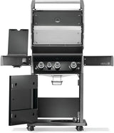 RP425SIBPK - 2 - Gril Rogue PRO 425 au propane avec brûleur latéral infrarouge, noir - BBQ Québec