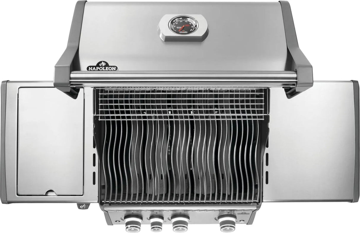 RP425SIBPSS - 2 - Gril Rogue PRO 425 au propane avec brûleur latéral infrarouge, acier inoxydable - BBQ Québec