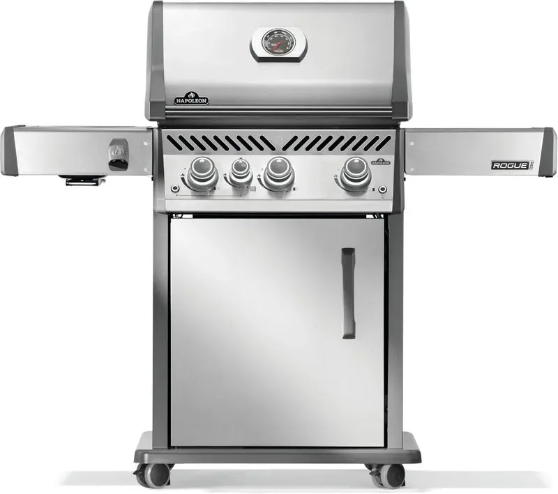 RP425SIBPSS - 2 - Gril Rogue PRO 425 au propane avec brûleur latéral infrarouge, acier inoxydable - BBQ Québec