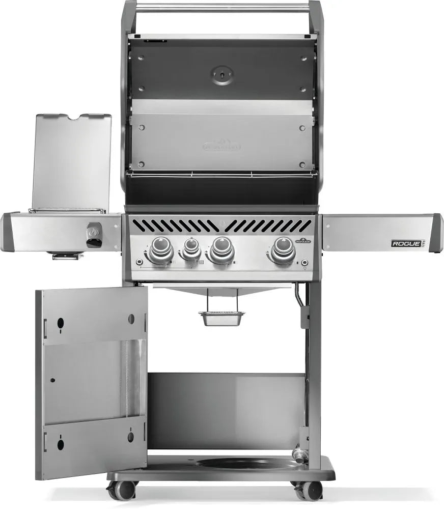 RP425SIBPSS - 2 - Gril Rogue PRO 425 au propane avec brûleur latéral infrarouge, acier inoxydable - BBQ Québec