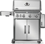 RP525SIBNSS - 2 - Napoléon Rogue PRO 525 au gaz naturel avec brûleur latéral infrarouge, acier inoxydable - BBQ Québec