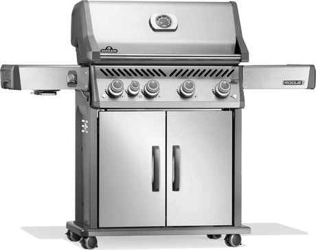 RP525SIBPSS - 2 - Napoleon Rogue PRO 525 au propane avec brûleur latéral infrarouge, acier inoxydable - BBQ Québec