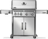 RP525SIBPSS - 2 - Napoleon Rogue PRO 525 au propane avec brûleur latéral infrarouge, acier inoxydable - BBQ Québec