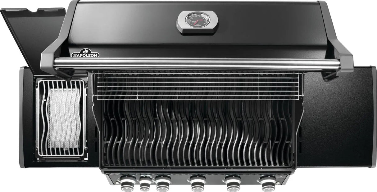 RP625SIBPK - 2 Napoleon Rogue Pro 625 Noir avec Brûleur latéral infrarouge - BBQ Québec