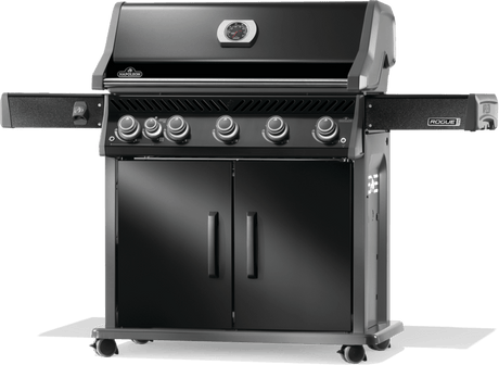 RP625SIBPK - 2 Napoleon Rogue Pro 625 Noir avec Brûleur latéral infrarouge - BBQ Québec