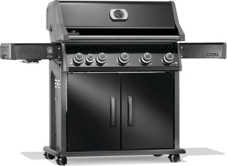 RP625SIBPK - 2 Napoleon Rogue Pro 625 Noir avec Brûleur latéral infrarouge - BBQ Québec