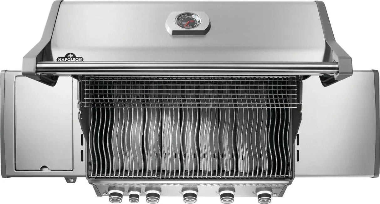 RP625SIBPSS - 2 - Napoleon Rogue PRO 625 au propane avec brûleur latéral infrarouge, acier inoxydable - BBQ Québec