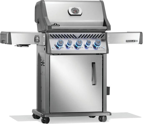 RPS425RSIBNSS - 2 - Napoleon Rogue PRO - S 425 au gaz naturel avec brûleurs latéral et arrière infrarouges, acier inoxydable - BBQ Québec