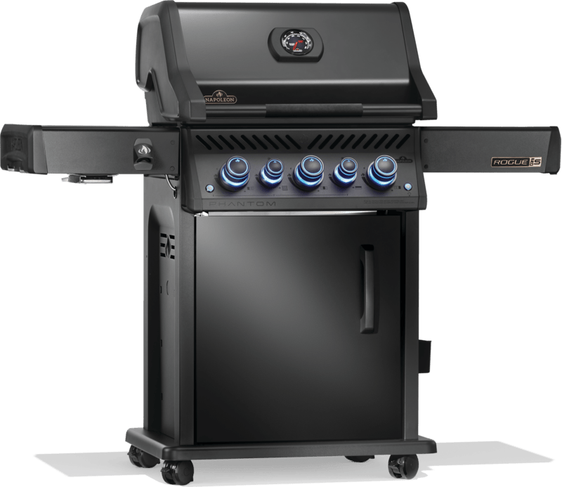 RPS425RSIBPK - 2 - PHM - PRO - S 425 PHANTOM avec brûleurs latéral et arrière infrarouges, noir mat, noir mat - BBQ Québec