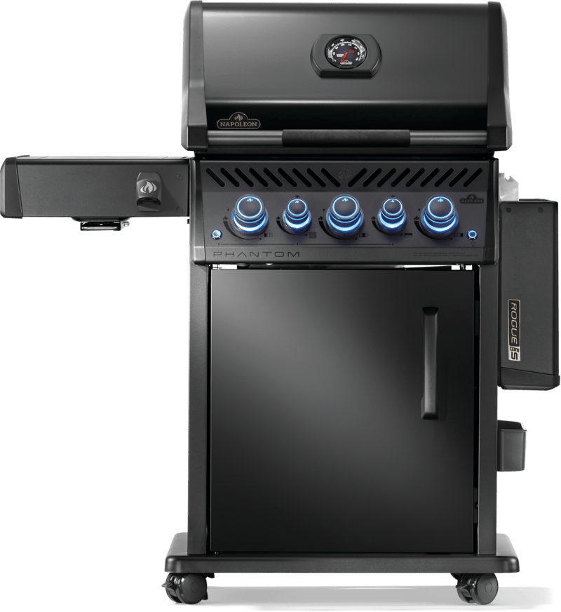 RPS425RSIBPK - 2 - PHM - PRO - S 425 PHANTOM avec brûleurs latéral et arrière infrarouges, noir mat, noir mat - BBQ Québec