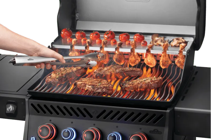 425 Phantom avec brûleurs latéral et arrière infrarouges, noir mat | BBQ Québec