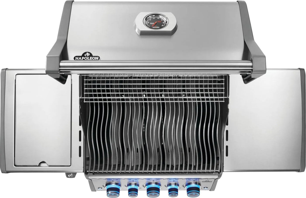 RPS425RSIBPSS - 2 - Napoleon Rogue PRO - S 425 au propane avec brûleurs latéral et arrière infrarouges, acier inoxydable - BBQ Québec