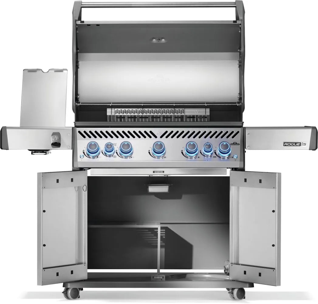 RPS625RSIBPSS - 2 - Napoleon Rogue PRO - S 625 au propane avec brûleurs latéral et arrière infrarouges, acier inoxydable - BBQ Québec