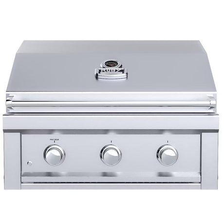 Ruby3B - LP – Ruby 30" à 3 brûleurs Pro - Sear avec lumières DEL, grille de saisie haute température, propane - BBQ Québec