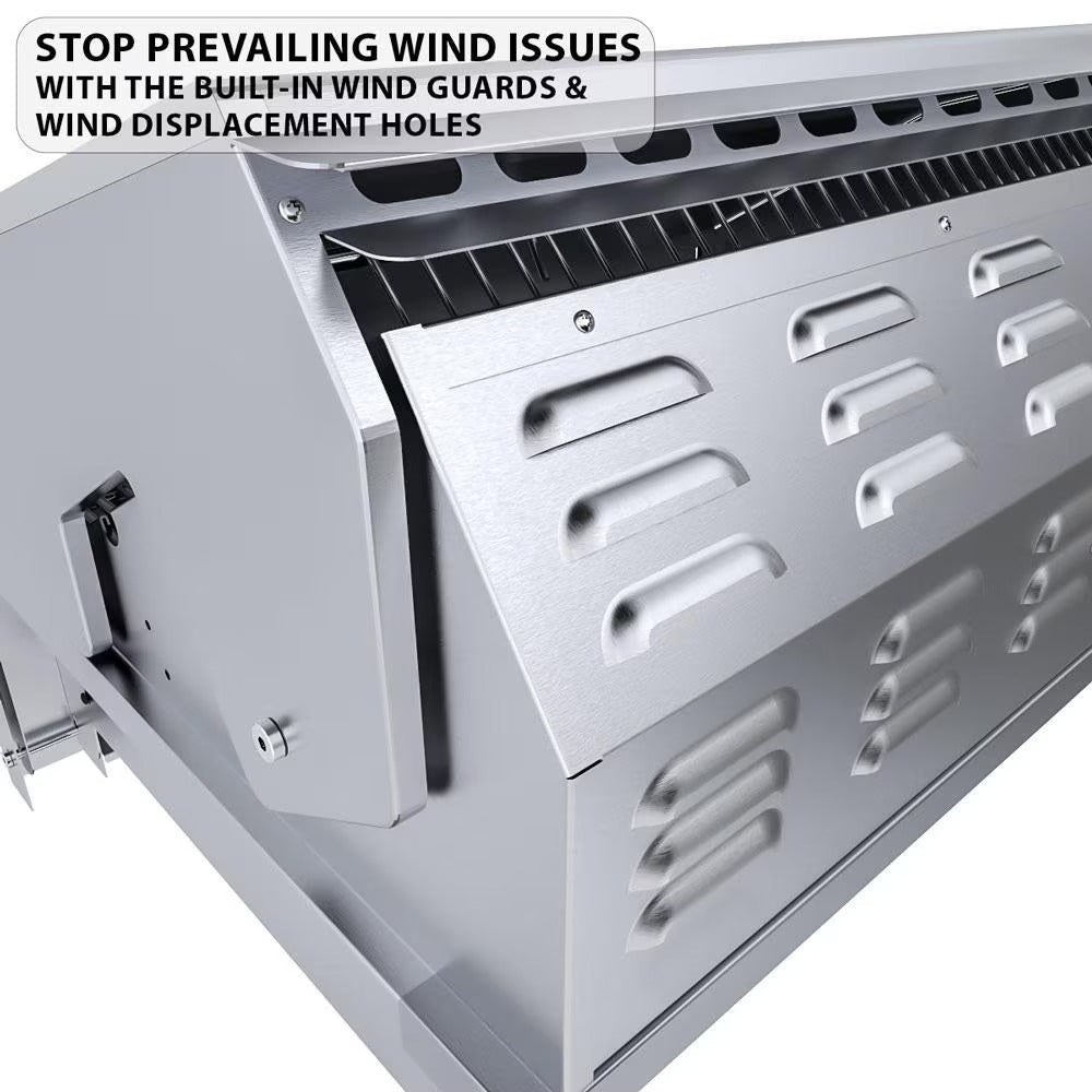 Ruby3B - LP – Ruby 30" à 3 brûleurs Pro - Sear avec lumières DEL, grille de saisie haute température, propane - BBQ Québec