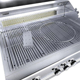 Ruby4BIR - LP – Ruby 36" à 4 brûleurs Pro - Sear avec brûleur infrarouge, moteur de rôtisserie, tige avec lumières DEL, grille de saisie haute température – propane - BBQ Québec
