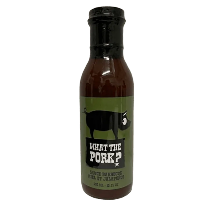 Sauce BBQ Miel & Jalapeños What the Pork? - BBQ Québec