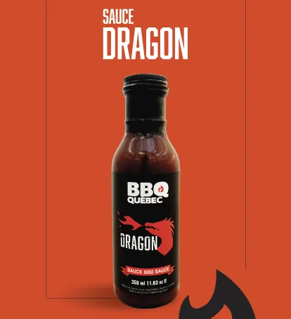 Sauce BBQ Quebec Dragon (350ml) - BBQ Québec