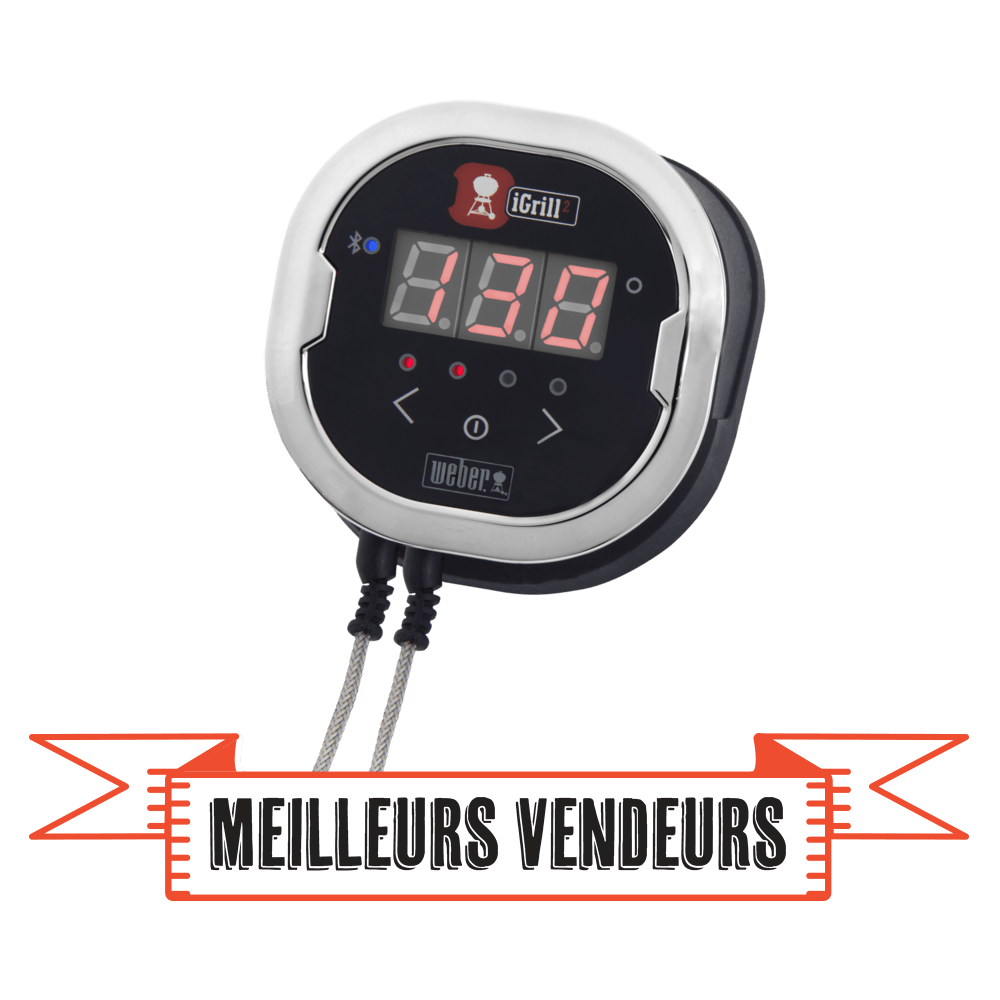 Thermomètre connecté Bluetooth iGrill2 Weber - BBQ Québec