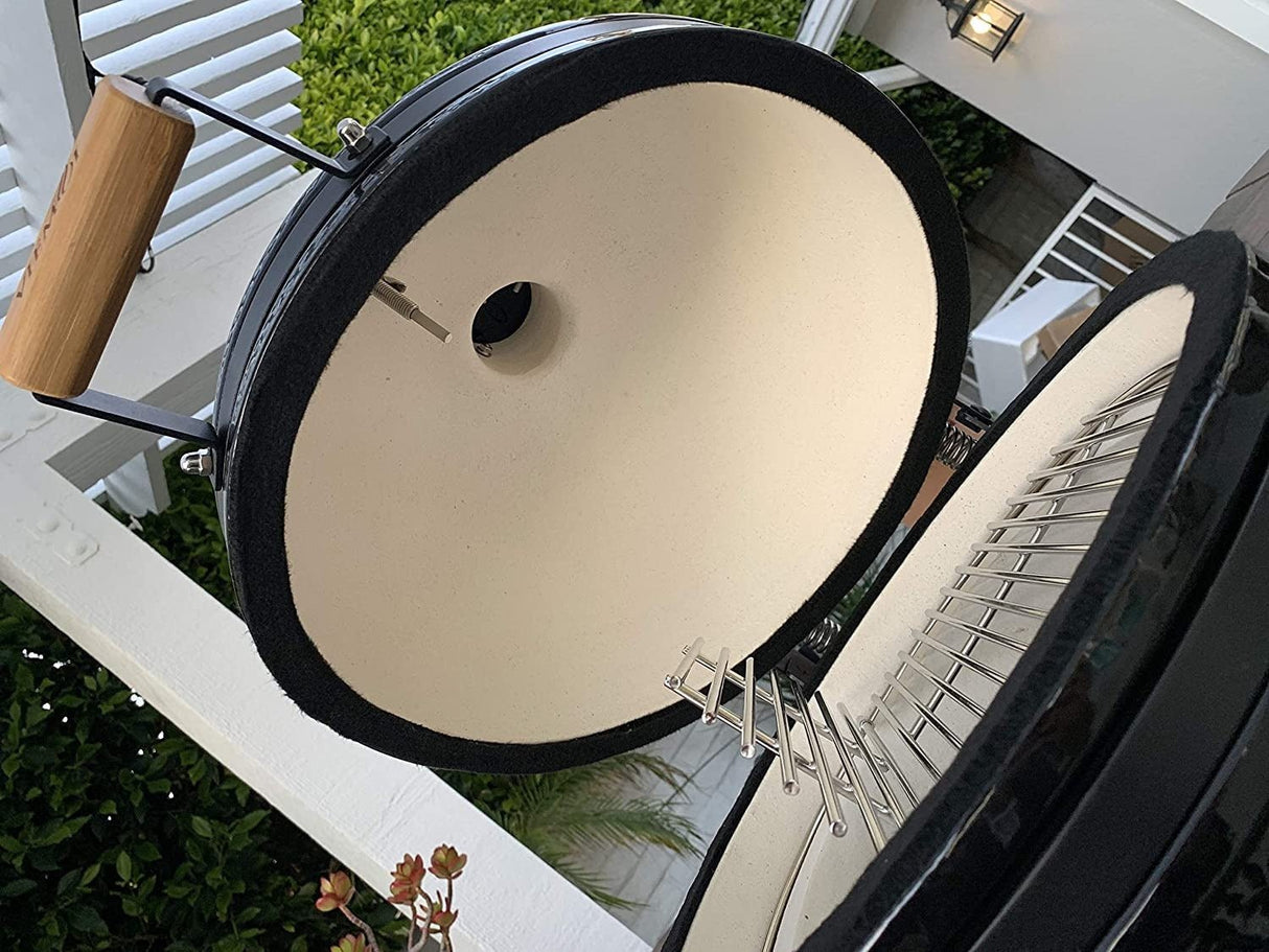 VIEM - 21 - VIEMOI 21", BBQ EN CÉRAMIQUE AU CHARBON DE COULEUR. NOIR - BBQ Québec