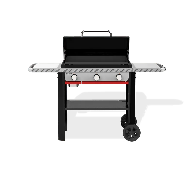Weber - 1501345 - SLATE 28IN FT 3B LP RR BLK US/CA - BBQ Québec