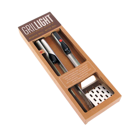 Ensemble de spatule et pince Grillight par Grillight vendu par BBQQUEBEC.com