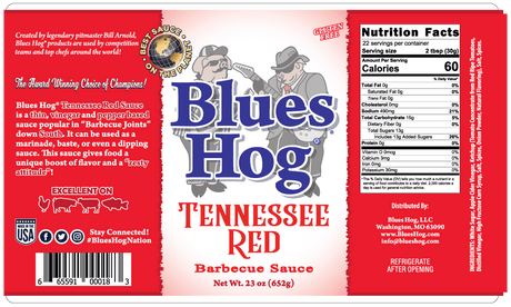 Tennessee Red Sauce - Squeeze Bottle par Blues Hog vendu par BBQQUEBEC.com